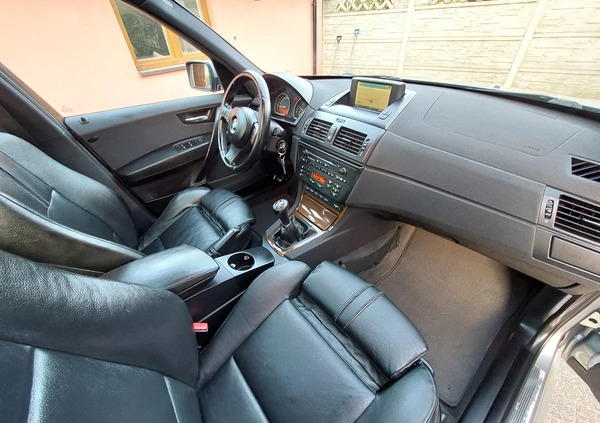BMW X3 cena 28400 przebieg: 200310, rok produkcji 2006 z Poręba małe 352